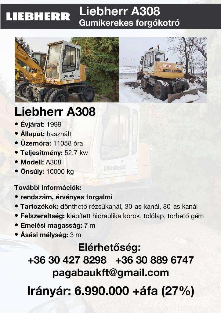Liebherr A 308 Wheeled excavators