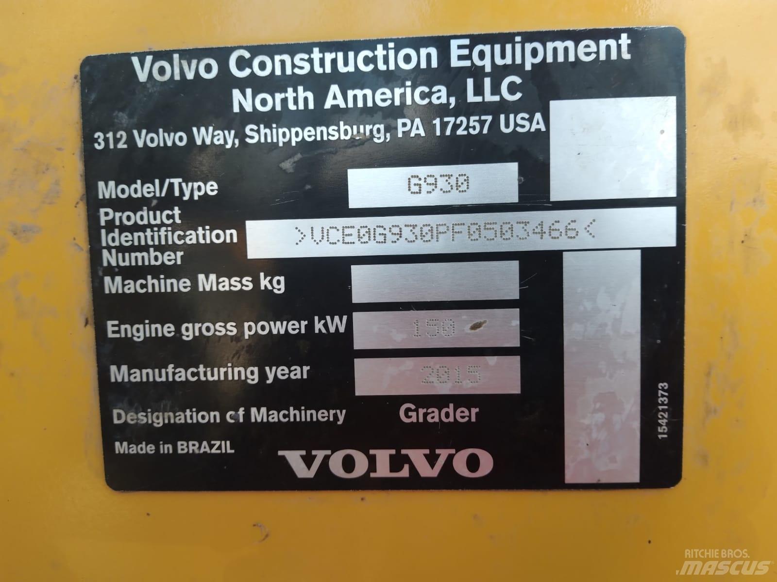 Volvo G 930 Graders