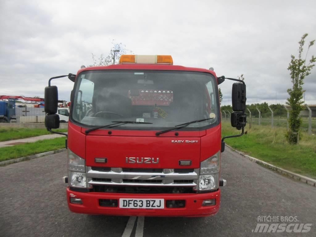 Isuzu N 75.190 Beavertail Flatbed / winch trucks