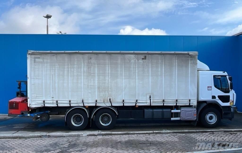 Renault C 380 Curtain sider trucks