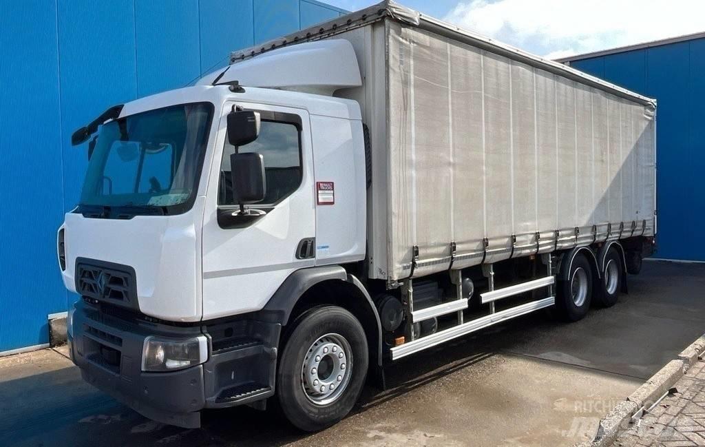 Renault C 380 Curtain sider trucks