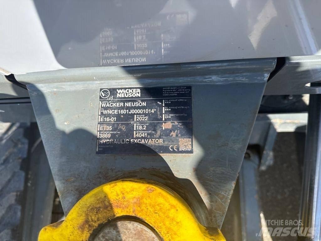 Wacker Neuson ET35 Crawler excavators