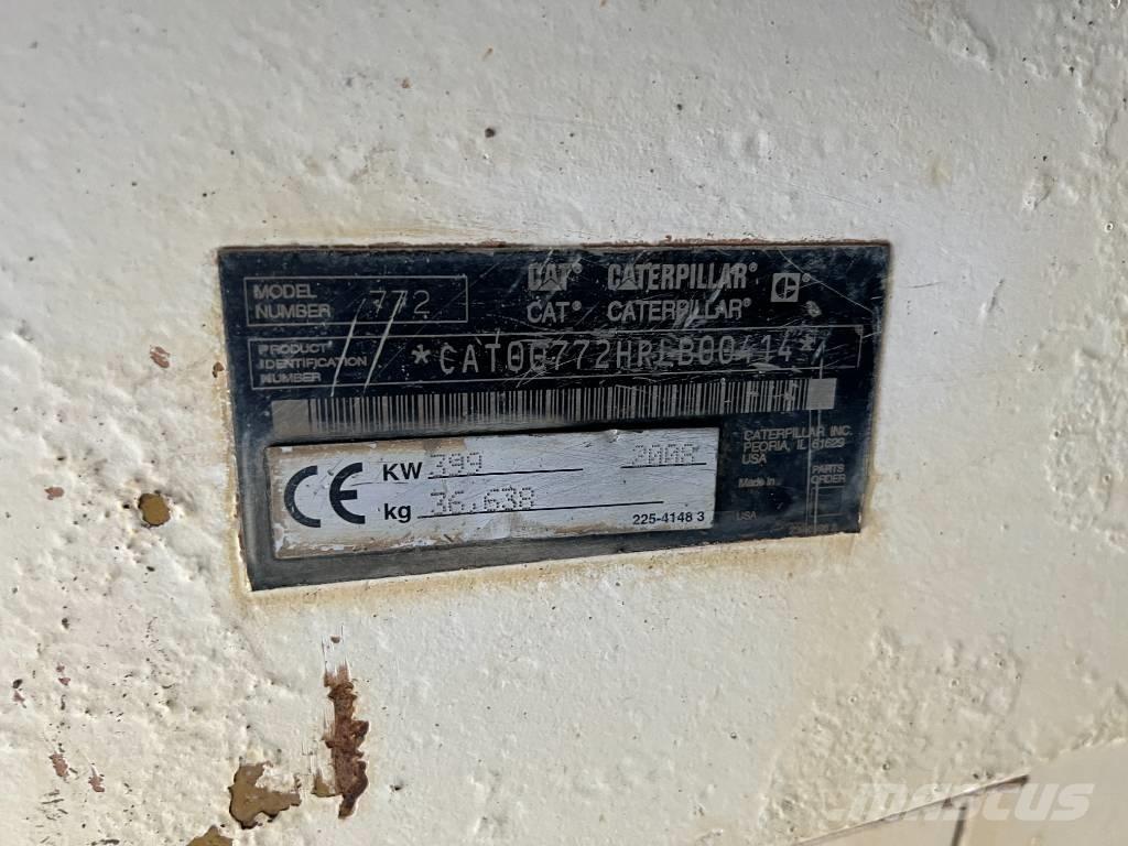 CAT 772 Rigid dump trucks