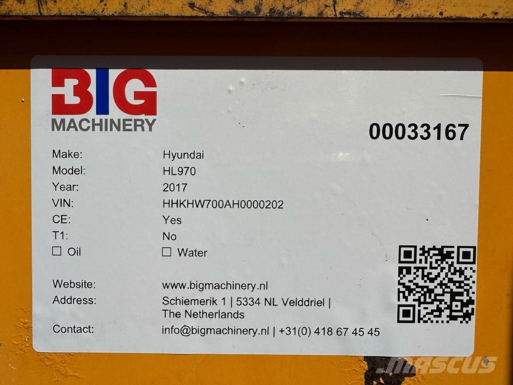 Hyundai HL970 Wheel loaders