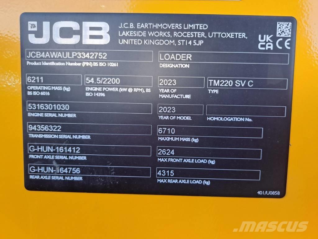 JCB TM 220 SV Wheel loaders