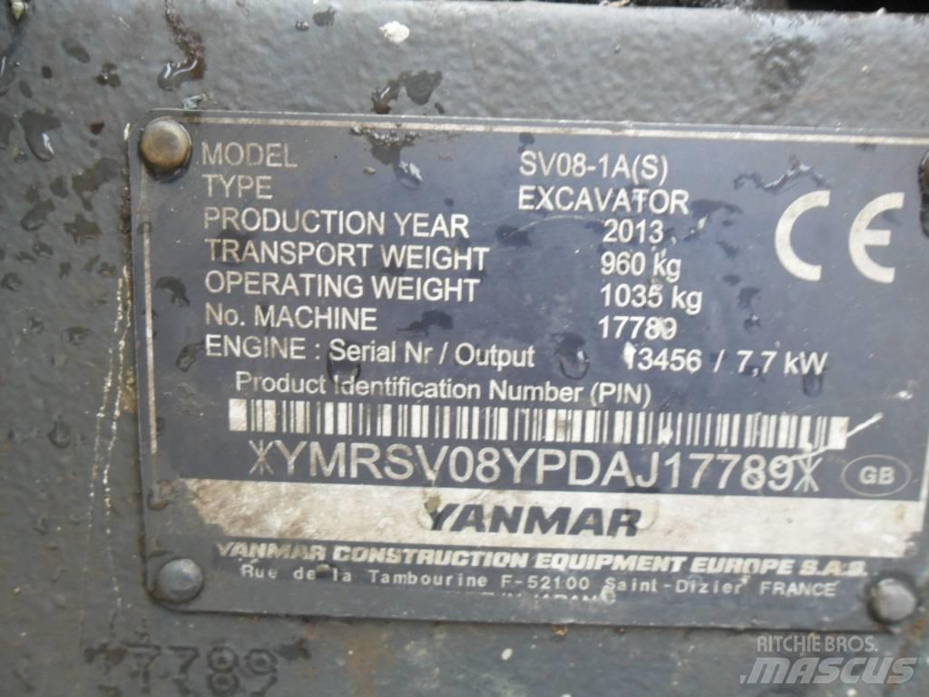 Yanmar SV 08 Mini excavators < 7t (Mini diggers)