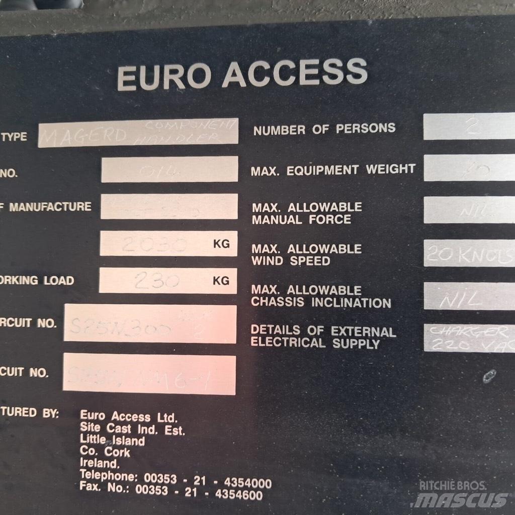 Euro Access Magerd Trailer mounted platforms