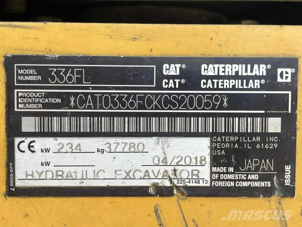 CAT 336 FL Crawler excavators