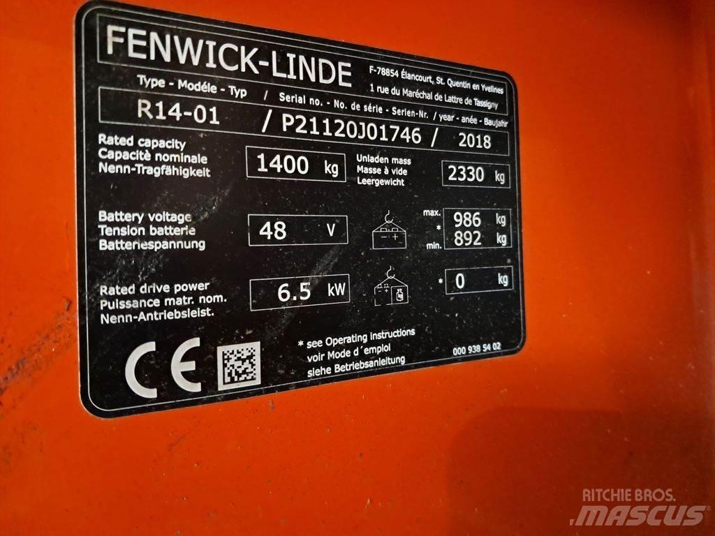 Linde R14-01 Reach truck