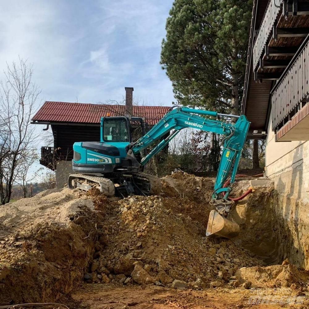 Sunward SWE 90 UF Mini excavators  7t - 12t