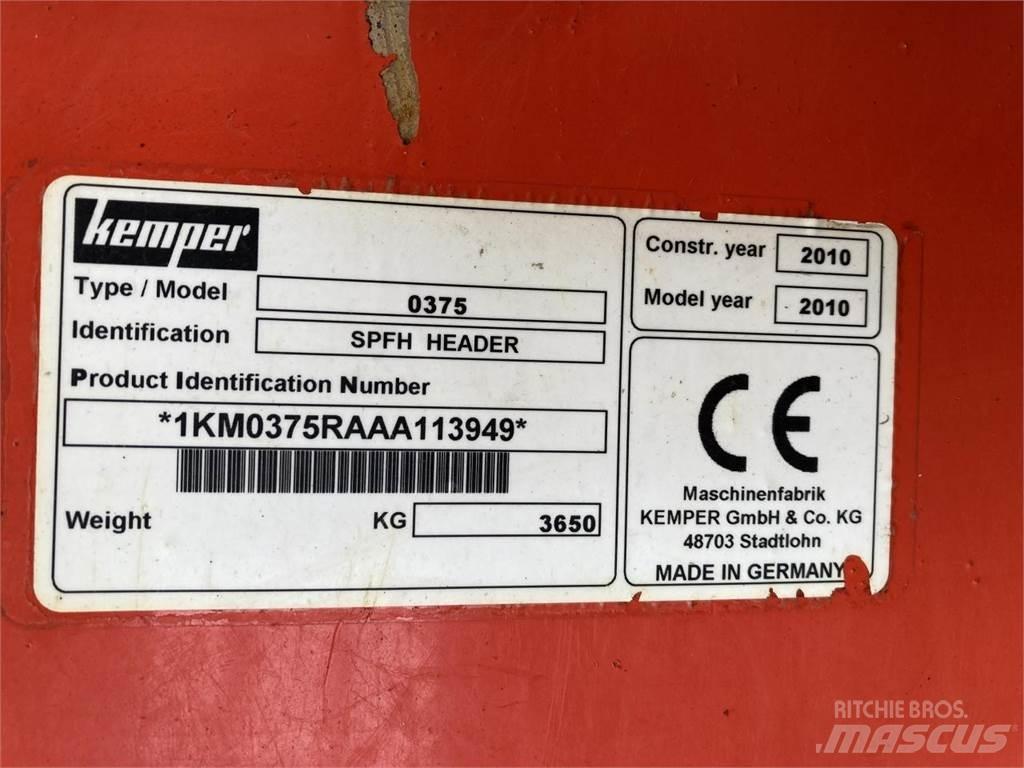 Kemper 375 Combine harvester accessories