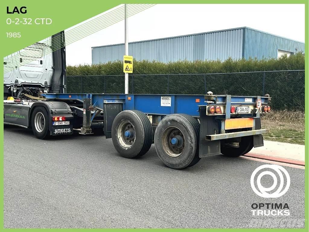 LAG 0-2-32 Container semi-trailers