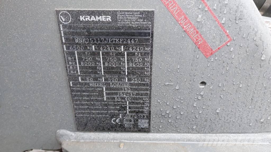 Kramer 8085T Mini loaders