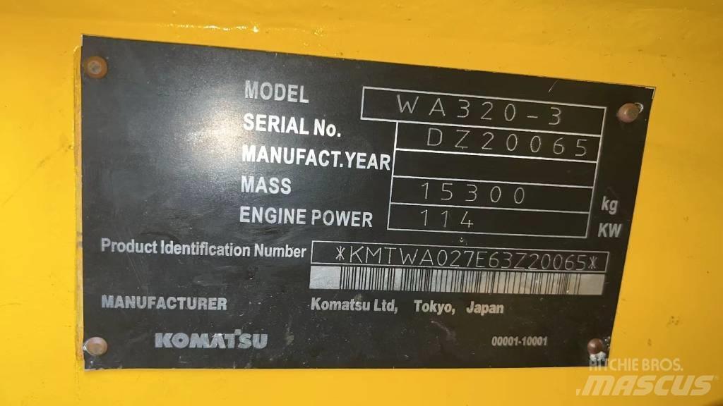 Komatsu WA320-3 Wheel loaders