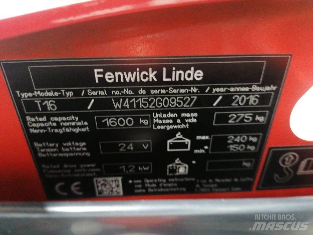 Linde T16 Low lifter