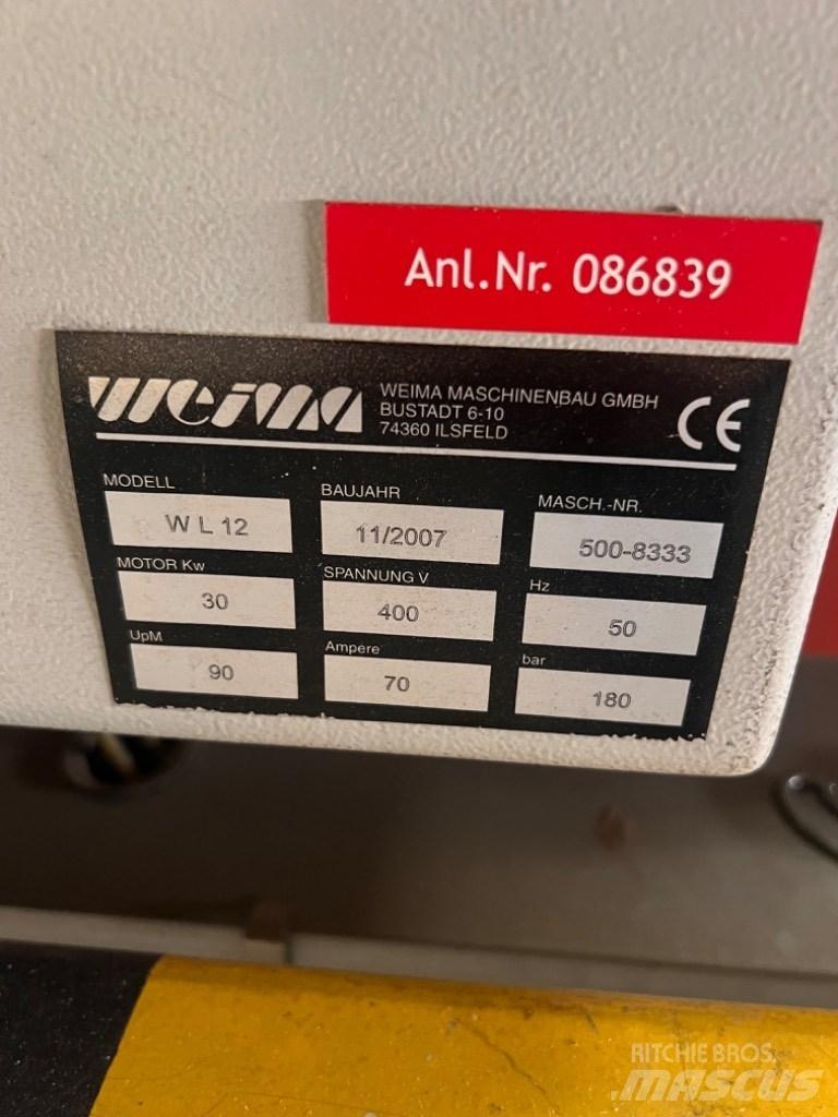Weima HWV 3000 / WL12 Waste Shredders