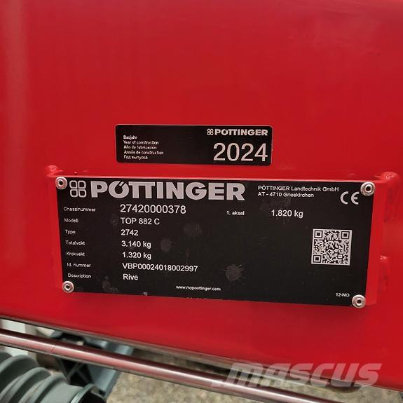 Pöttinger TOP 882C Windrowers