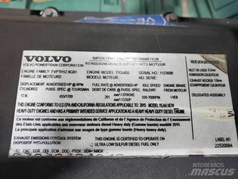 Volvo D13J Engines