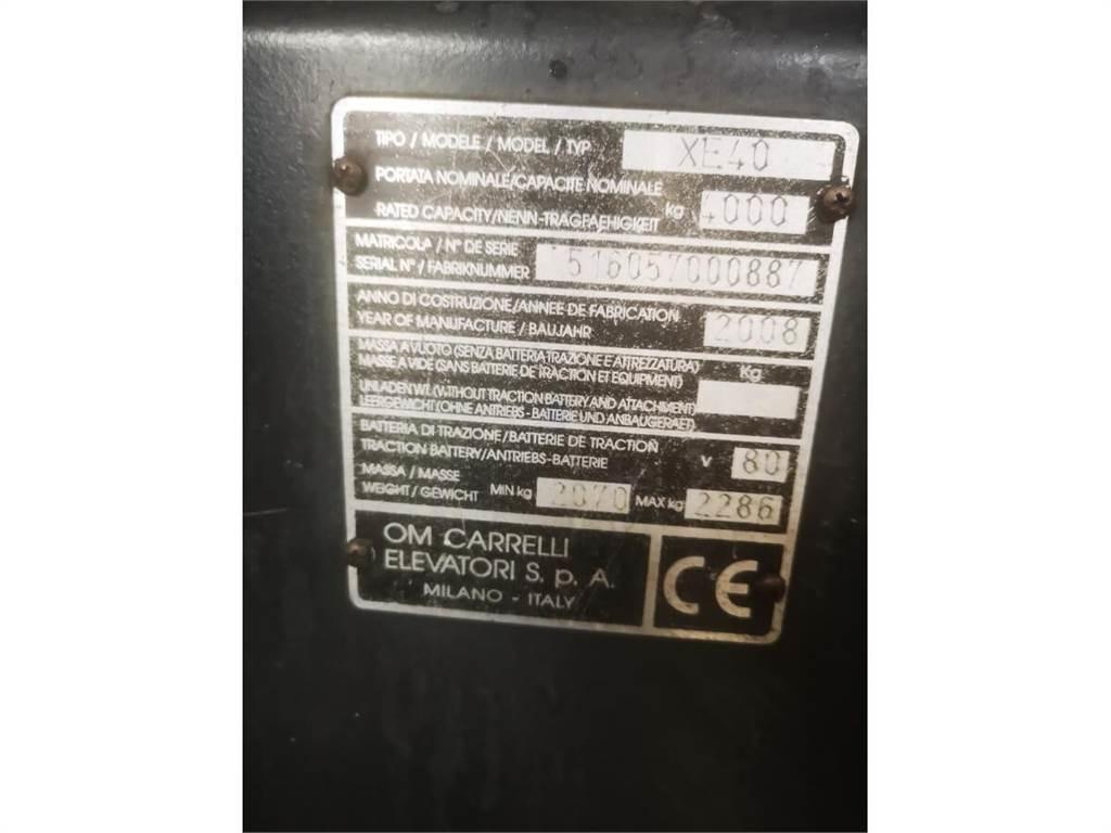 OM XE40 Electric forklift trucks