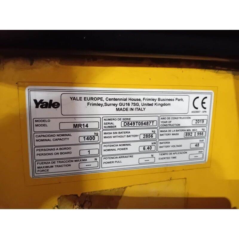 Yale MR14 Reach truck