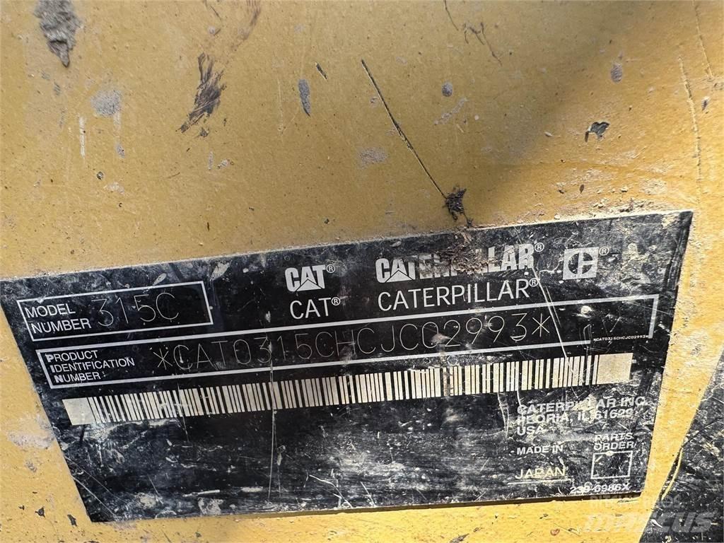 CAT 315C Crawler excavators