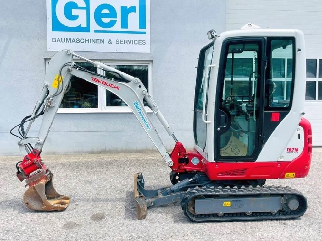 Takeuchi TB216 Mini excavators < 7t (Mini diggers)