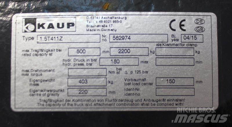 Kaup 1,5T411Z Other components