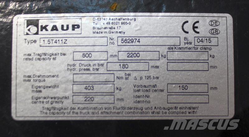Kaup 1,5T411Z Other components