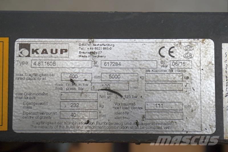 Kaup 4,8T160B Other components