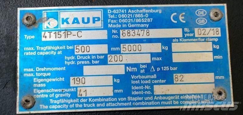 Kaup 4T151P-C Other components