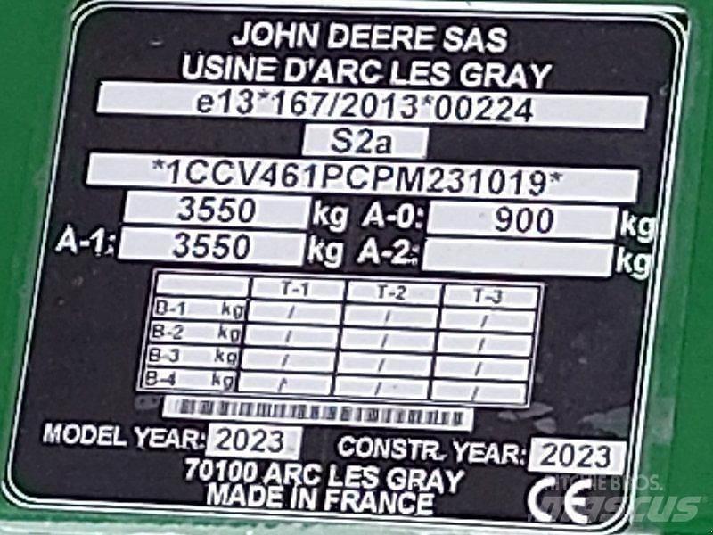 John Deere V461M Farm machinery