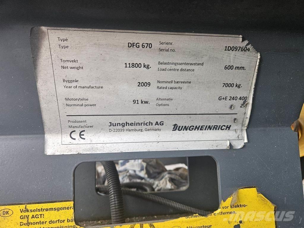 Jungheinrich DFG670 Diesel trucks