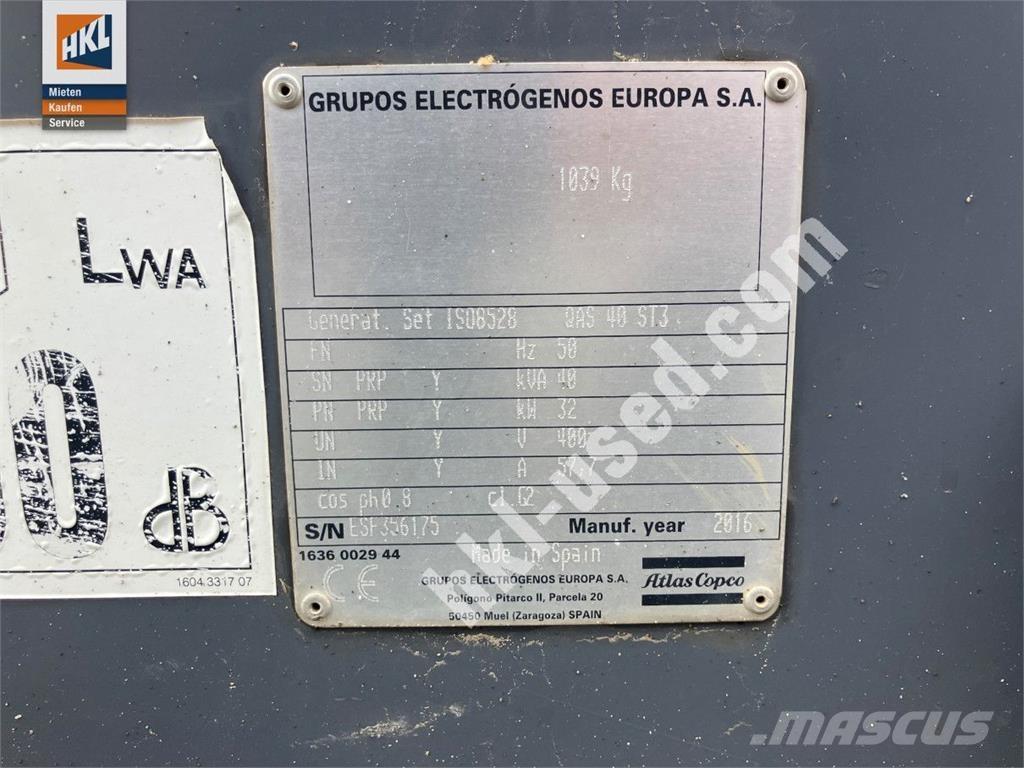 Atlas Copco QAS 40 KDS Other Generators
