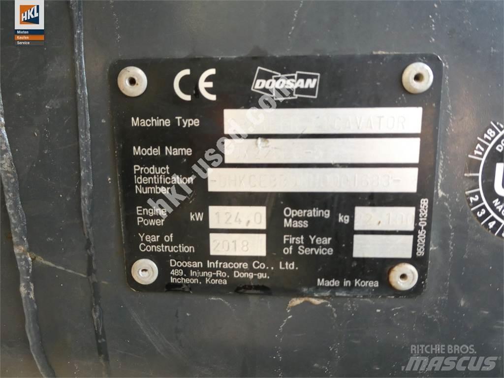 Doosan DX 225 LC-5 Crawler excavators