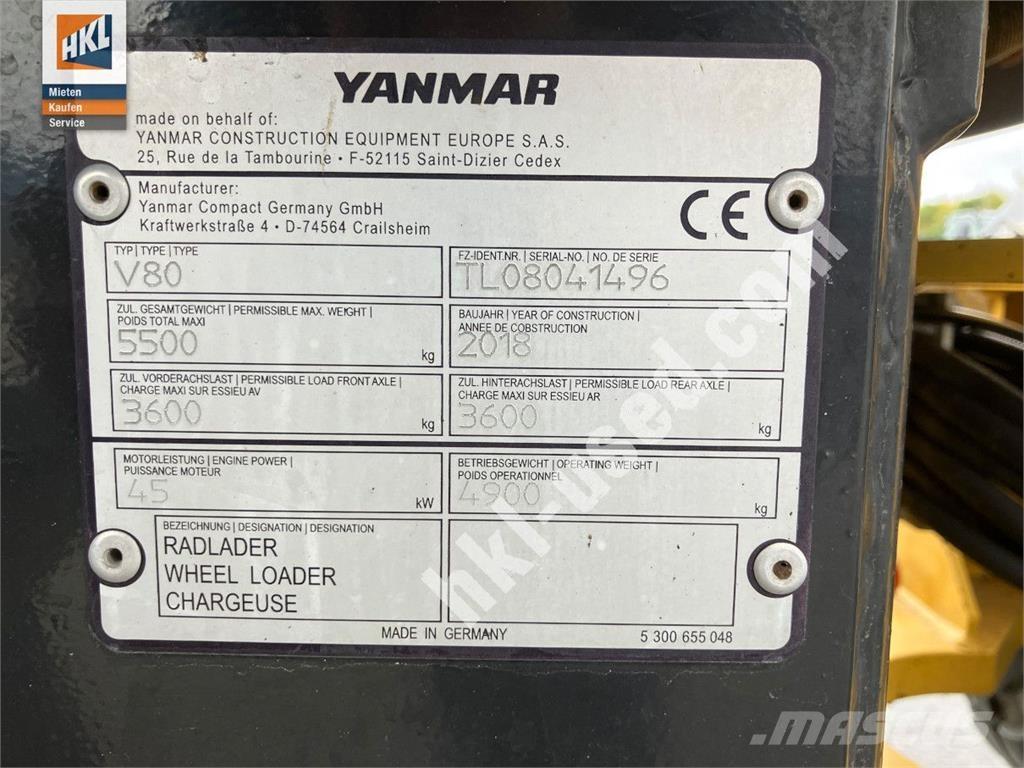 Yanmar V 80 Wheel loaders
