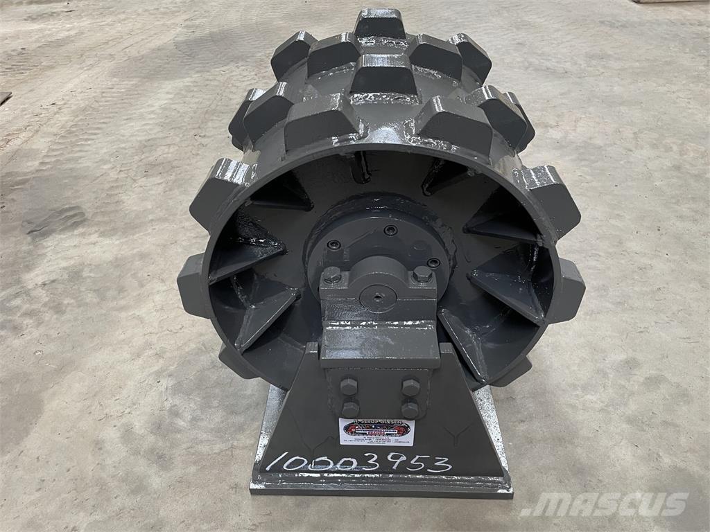  450 mm kompaktorhjul Pneumatic tired rollers