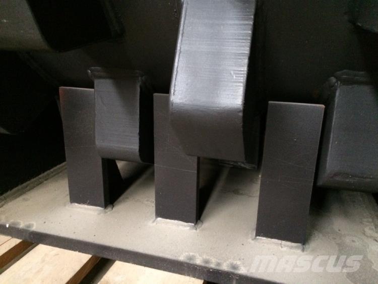  450 mm Kompaktorhjul Pneumatic tired rollers