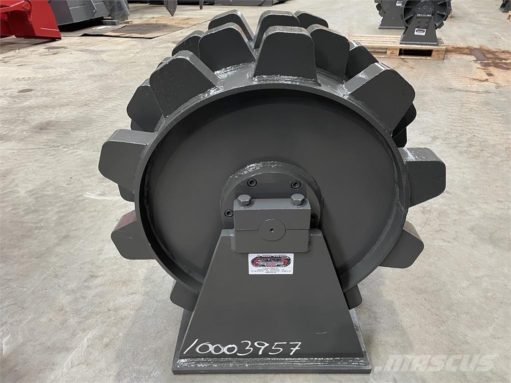  570 mm kompaktorhjul Pneumatic tired rollers