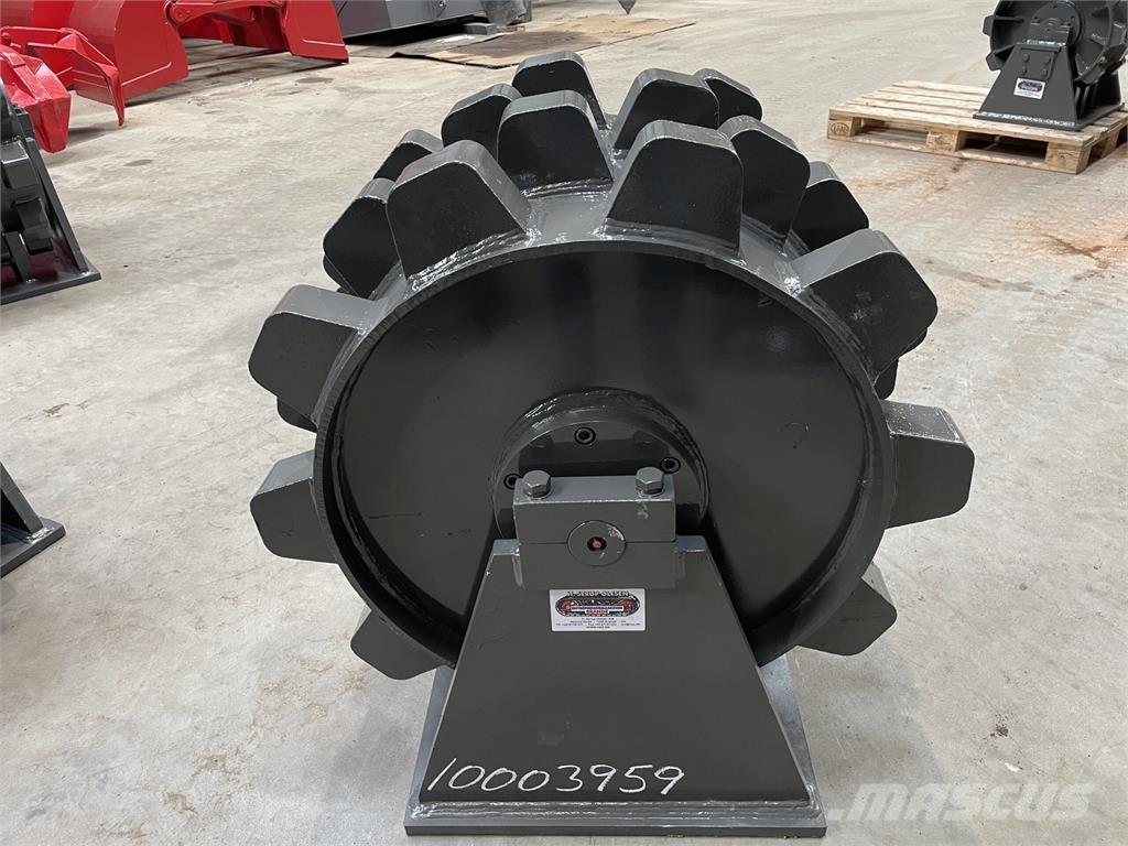  570 mm kompaktorhjul Pneumatic tired rollers