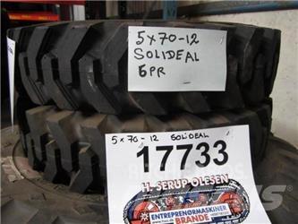  5X70-12 Solideal dæk - 2 stk. Tyres, wheels and rims