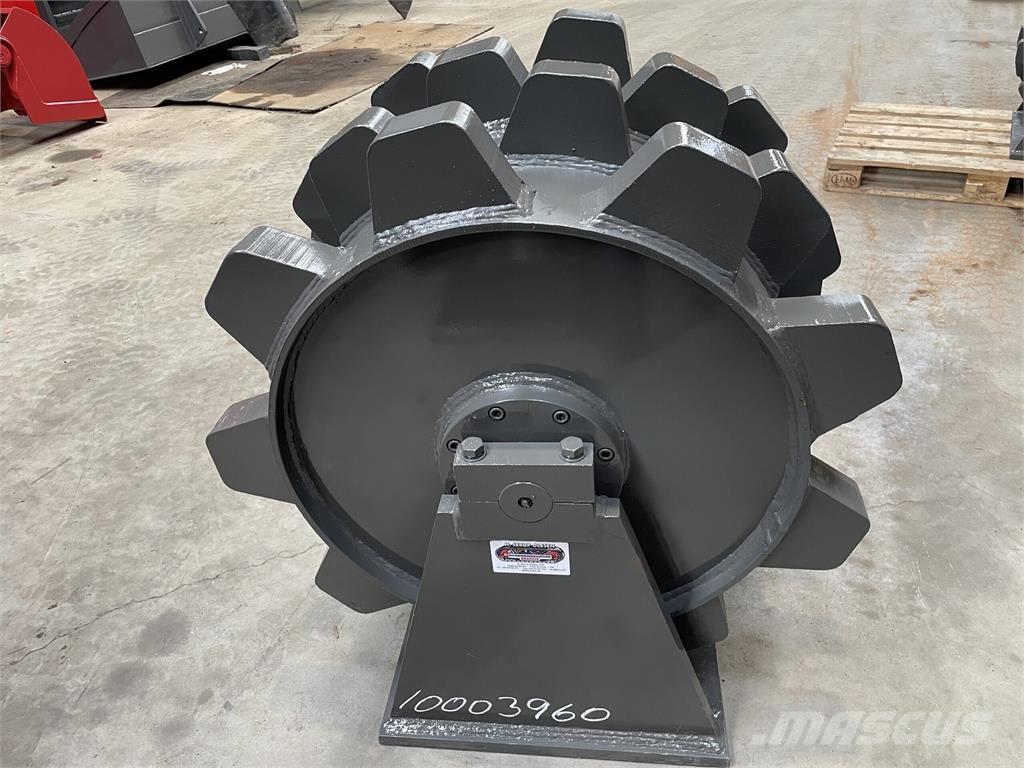  650 mm kompaktorhjul Pneumatic tired rollers