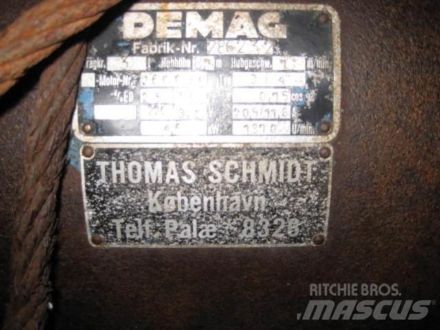 Demag spil 3 ton Hoists and material elevators