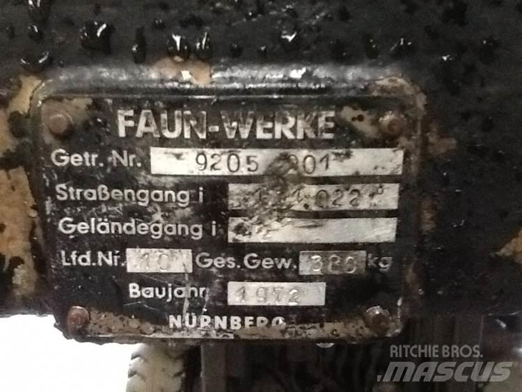 Faun gear til twin motor Gearboxes