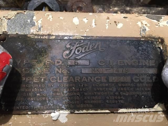 Foden type FD6 motor Engines