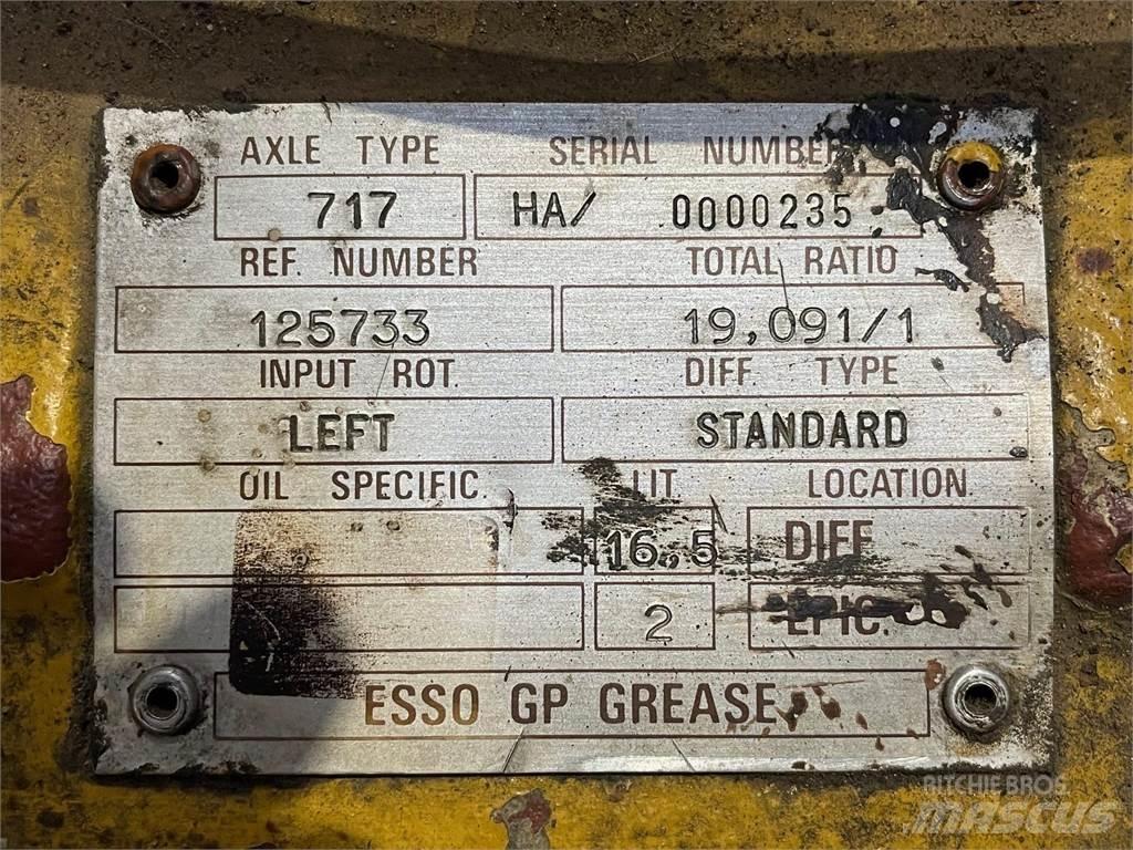  Frontaksel ex. Hydrema 906 Axles
