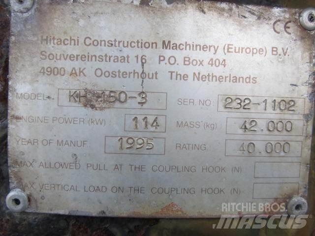 Hitachi KH150-3 til ophug Crawler excavators