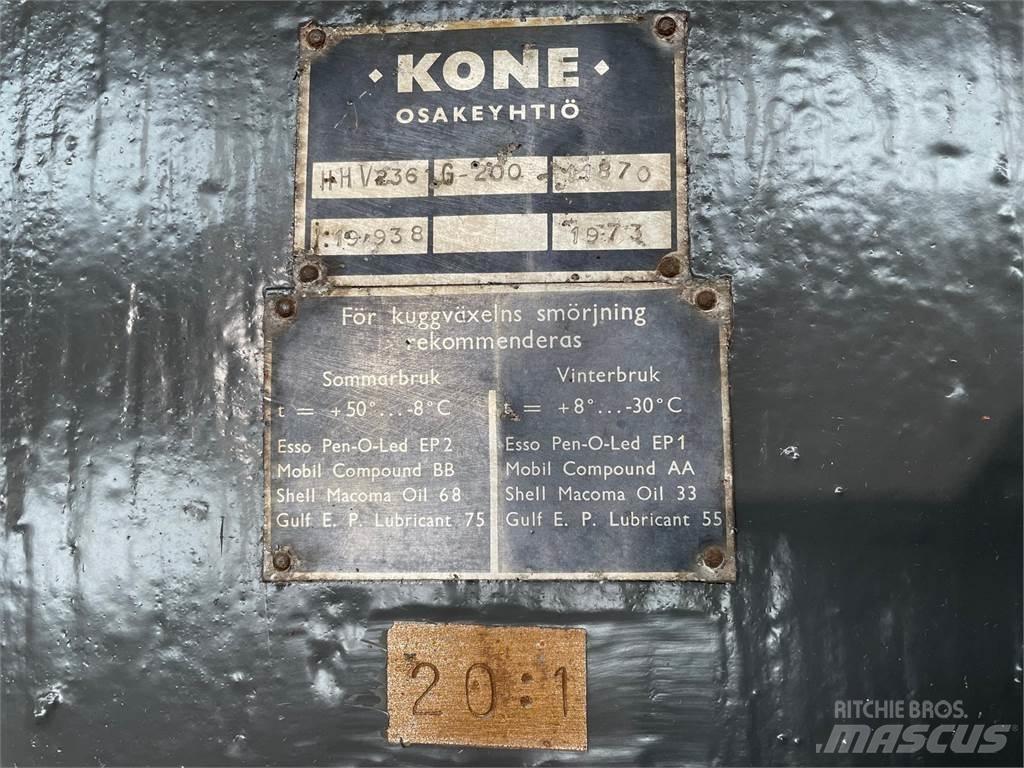 Kone Type HHV236 gear - 20:1 Gearboxes