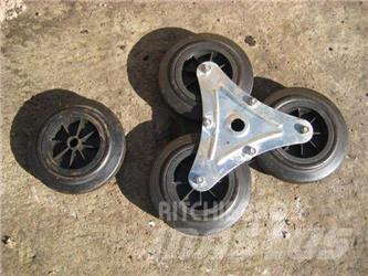  Plast/gummihjul - ca. 1000 stk. Tyres, wheels and rims