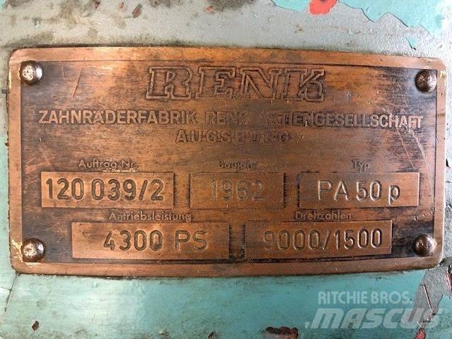 Renk gear type PA50P Gearboxes