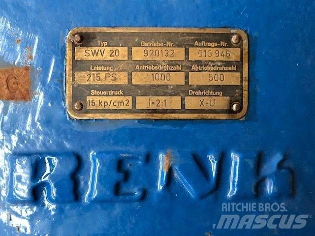 Renk Type SWV20 Gearboxes